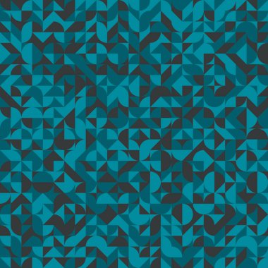 Soyut Geometrik Desen üretken hesaplama sanatı çizimi