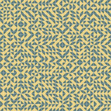 Soyut Geometrik Desen, üretken hesaplama sanatı çizimi 