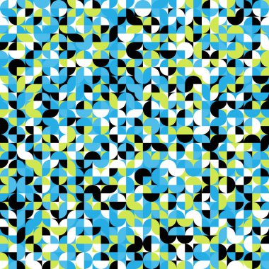 Soyut Geometrik Desen üretken hesaplama sanatı çizimi