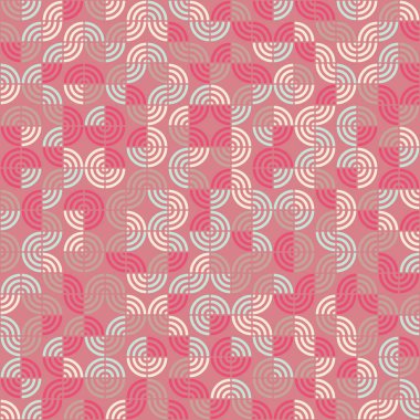 Soyut Geometrik Desen, üretken hesaplama sanatı çizimi 