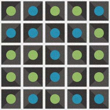 Soyut Geometrik Desen üretken hesaplama sanatı çizimi