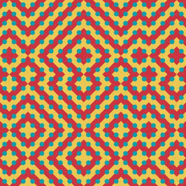 Soyut Geometrik Desen üretken hesaplama sanatı çizimi