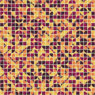 Soyut Geometrik Desen üretken hesaplama sanatı çizimi