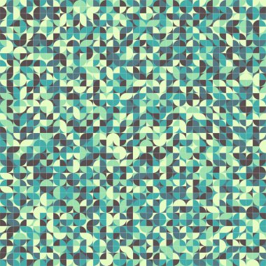 Soyut Geometrik Desen üretken hesaplama sanatı çizimi