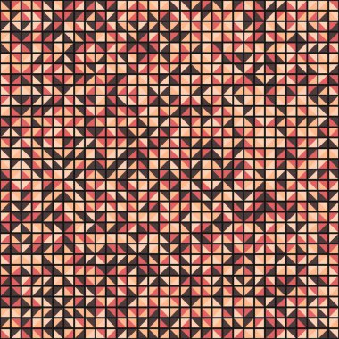 Soyut Geometrik Desen, üretken hesaplama sanatı çizimi 