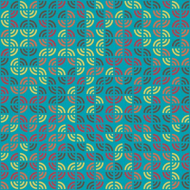 Soyut Geometrik Desen üretken hesaplama sanatı çizimi