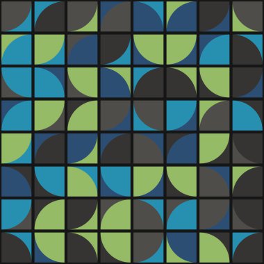 soyut geometrik model vektör çizimi