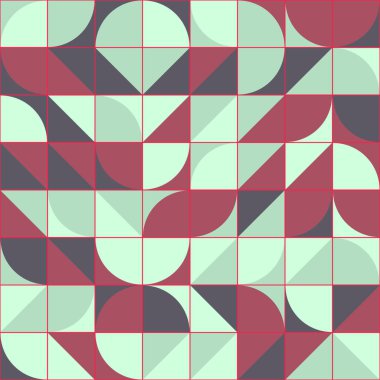 soyut geometrik model vektör çizimi