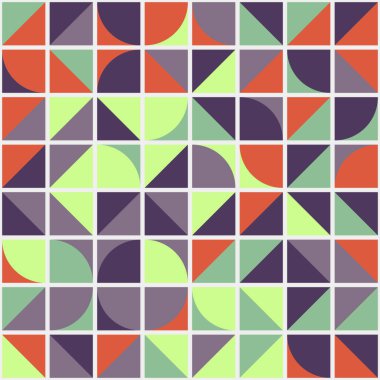 Soyut Geometrik Desen üretken hesaplama sanatı çizimi