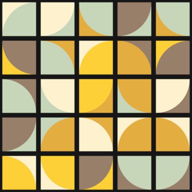 Soyut Geometrik Desen üretken hesaplama sanatı çizimi