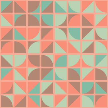 Soyut Geometrik Desen üretken hesaplama sanatı çizimi