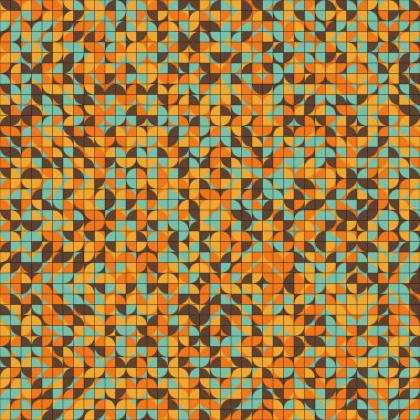 Soyut Geometrik Desen üretken hesaplama sanatı çizimi