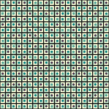 Soyut Geometrik Desen, üretken hesaplama sanatı çizimi 