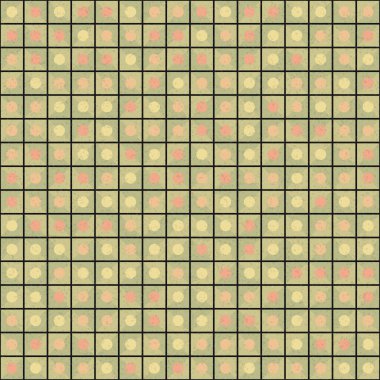Soyut Geometrik Desen üretken hesaplama sanatı çizimi
