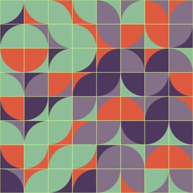 soyut geometrik model vektör çizimi