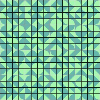 Soyut Geometrik Desen üretken hesaplama sanatı çizimi