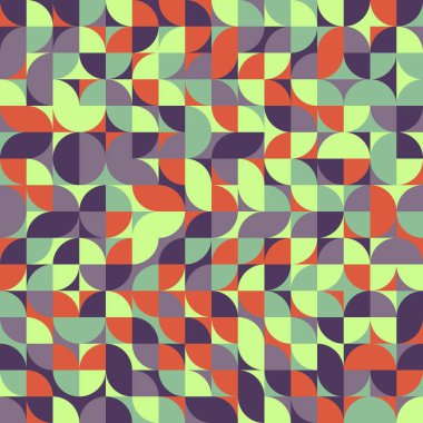 Soyut Geometrik Desen üretken hesaplama sanatı çizimi