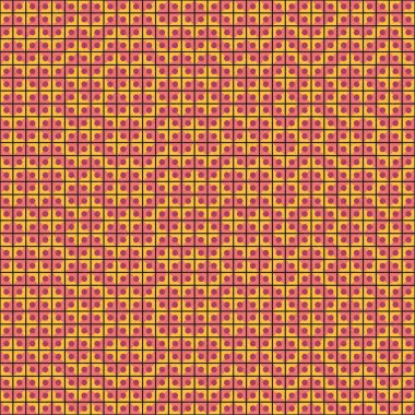 Soyut Geometrik Desen üretken hesaplama sanatı çizimi