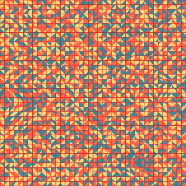 Soyut Geometrik Desen üretken hesaplama sanatı çizimi