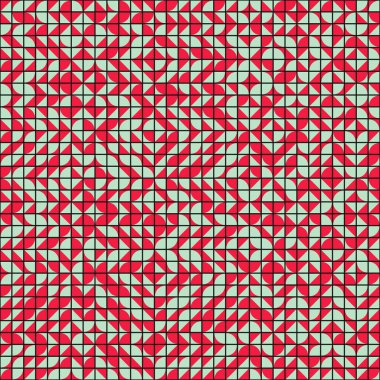 Soyut Geometrik Desen üretken hesaplama sanatı çizimi