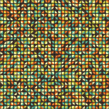 Soyut Geometrik Desen üretken hesaplama sanatı çizimi