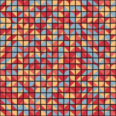 soyut geometrik desen, vektör illüstrasyonu