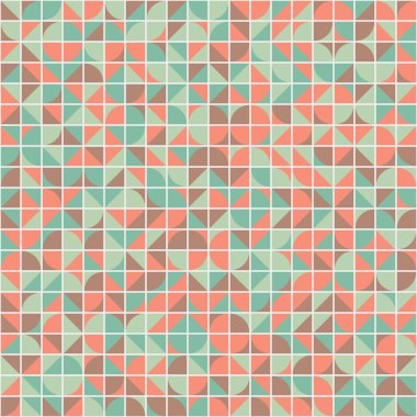 Soyut Geometrik Desen üretken hesaplama sanatı çizimi