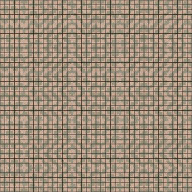 Soyut Geometrik Desen, üretken hesaplama sanatı çizimi 