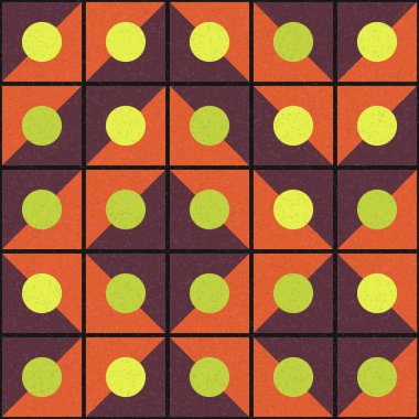 soyut geometrik model vektör çizimi