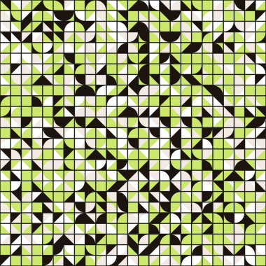 Soyut Geometrik Desen üretken hesaplama sanatı çizimi