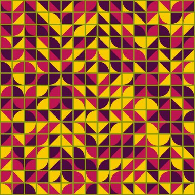 soyut geometrik model vektör çizimi