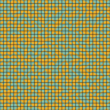 Soyut Geometrik Desen üretken hesaplama sanatı çizimi