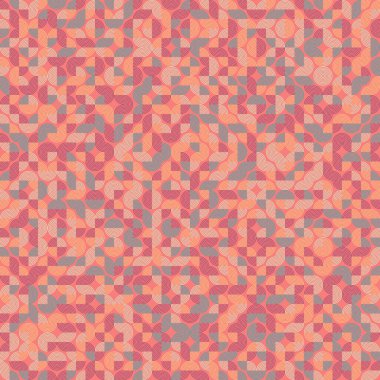 Soyut Geometrik Desen üretken hesaplama sanatı çizimi