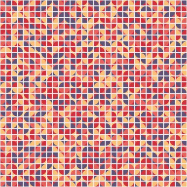 Soyut Geometrik Desen üretken hesaplama sanatı çizimi