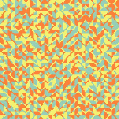 Soyut Geometrik Desen üretken hesaplama sanatı çizimi