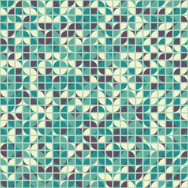 Soyut Geometrik Desen üretken hesaplama sanatı çizimi