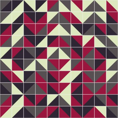 Soyut Geometrik Desen üretken hesaplama sanatı çizimi