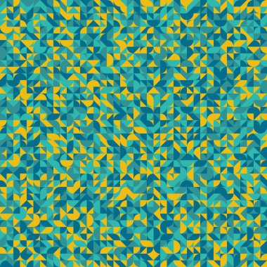 Soyut Geometrik Desen üretken hesaplama sanatı çizimi