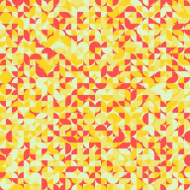 Soyut Geometrik Desen üretken hesaplama sanatı çizimi