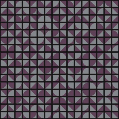 Soyut Geometrik Desen üretken hesaplama sanatı çizimi