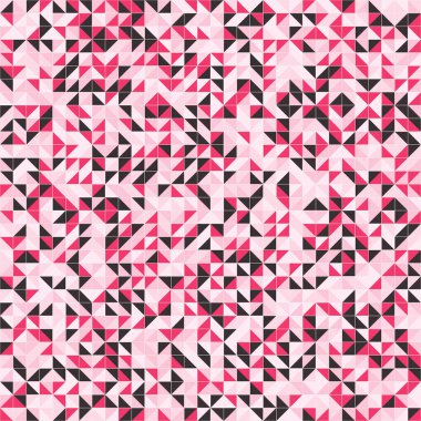 Soyut Geometrik Desen üretken hesaplama sanatı çizimi