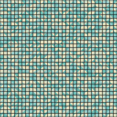 Soyut Geometrik Desen üretken hesaplama sanatı çizimi