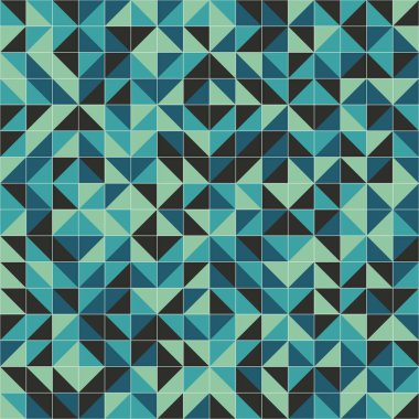 Soyut Geometrik Desen üretken hesaplama sanatı çizimi