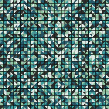 Soyut Geometrik Desen üretken hesaplama sanatı çizimi