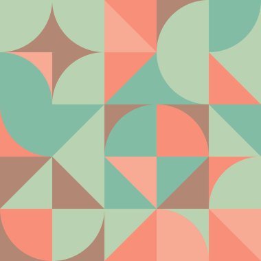 Soyut Geometrik Desen üretken hesaplama sanatı çizimi