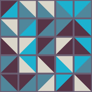 Soyut Geometrik Desen üretken hesaplama sanatı çizimi