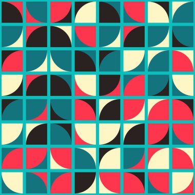 soyut geometrik model vektör çizimi