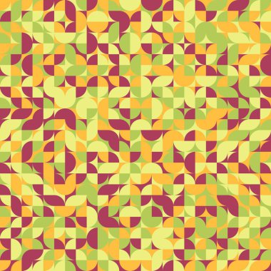 Soyut Geometrik Desen üretken hesaplama sanatı çizimi