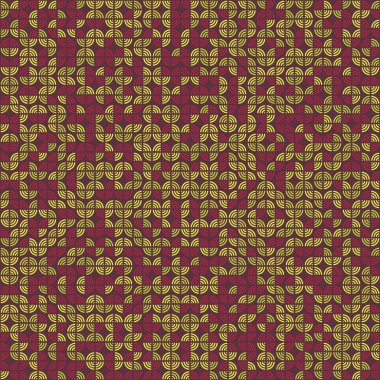 Soyut Geometrik Desen üretken hesaplama sanatı çizimi