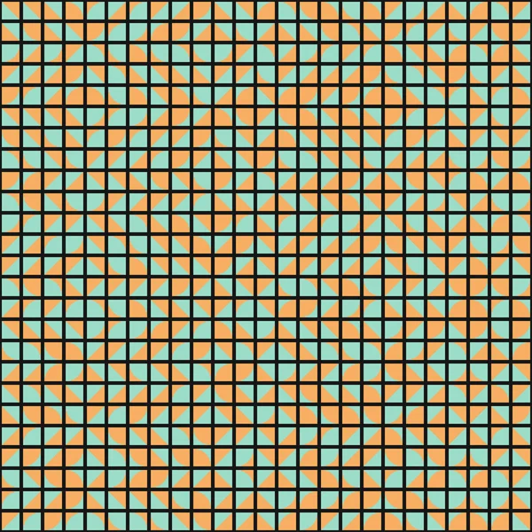 Abstrakte Geometrische Muster Generative Computergestützte Kunstillustration — Stockvektor